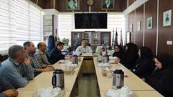دیدار مدیر بیمارستان و مسئولان پشتیبانی با رئیس بیمارستان به مناسبت روز پزشک