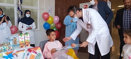 برگزاری جشن « ارمغان شادی» در بیمارستان امیرالمومین (ع)