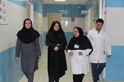 بازدید مدیر خدمات پرستاری دانشگاه علوم پزشکی شیراز از بیمارستان سوانح سوختگی امیرالمؤمنین(ع) و تجلیل از ایثارگری پرستاران