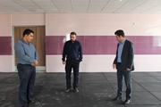 سرپرست مدیریت بیمارستان امیرالمومنین (ع) در بازدید از مکان راه اندازی باشگاه ورزشی: ارزیابی چالش های اجرایی